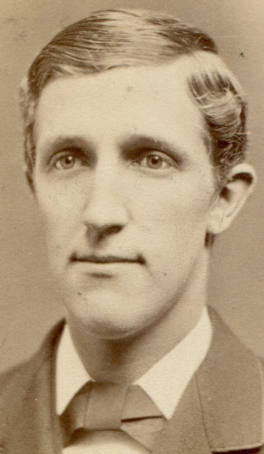LONG FACED MAN, JOHN KERRY LOOK A LIKE. CDV.