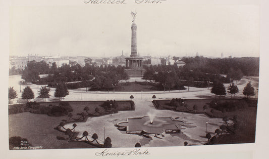 VICTORY COLUMN, BERLIN, GERMANY.  8x10 reprint
