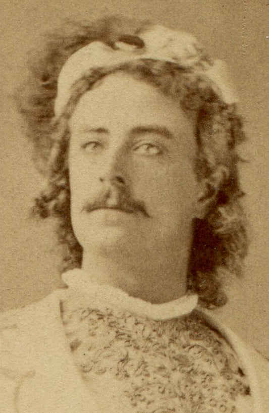 J.H.BARNES AS ROMEO, ROMEO AND JULIET. CDV BY SARONY, N.Y.