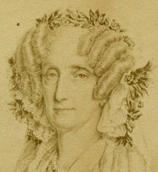 MARIE AMELIE, FRENCH QUEEN BY MARRIAGE. VINTAGE CDV. PARIS.