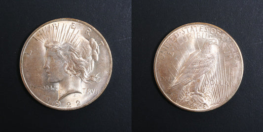 1922 PEACE SILVER DOLLAR