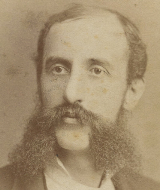 CDV PHOTO MAN W/ GREAT FACIAL HAIR