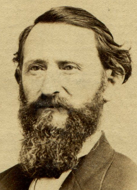 CDV OF BEARDED MAN BY C. GLASGOW, PGH, PA.