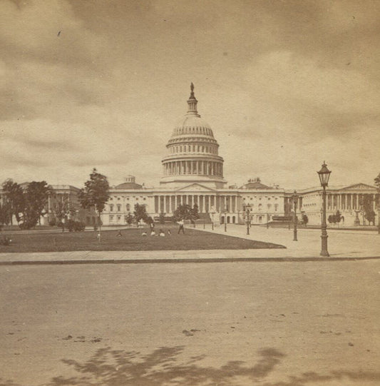 U.S. CAPITOL BUILDING. WASHINGTON D.C. 10 SET STEREOVIEWS.