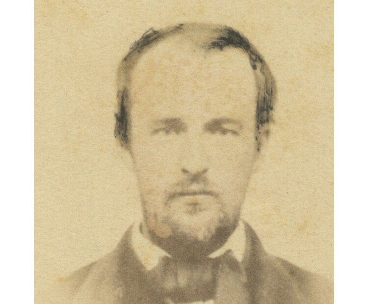 MAN FROM KEESEVILLE, NY, PHOTO, IDED HAROLD WHITE, DIED 1862