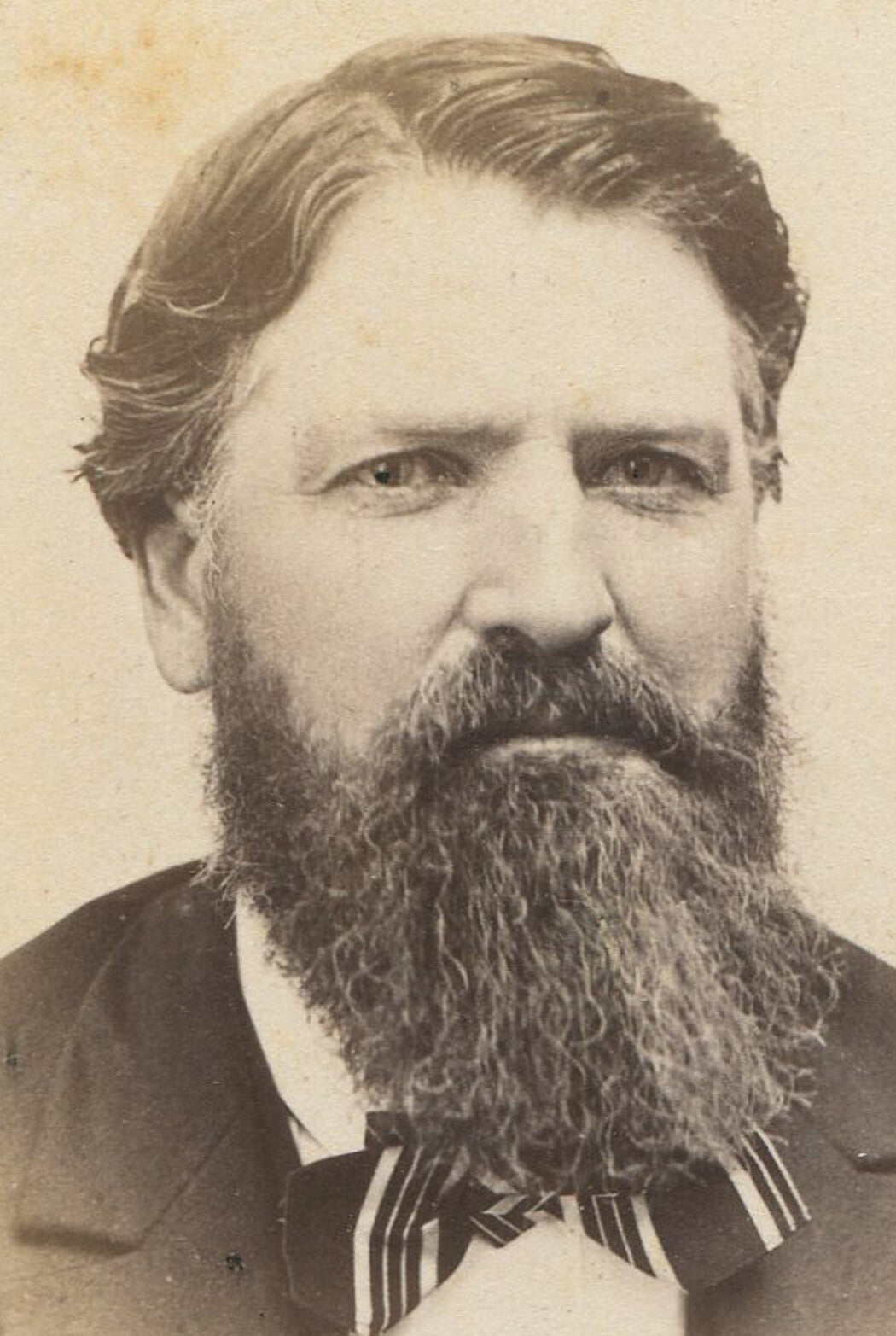 BEARDED CARD SHARK. CABINET CARD. NEWARK, N.J.