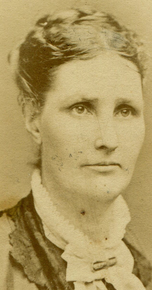WOMAN, DEEP SET EYES. CDV. BOSTON, MASS.