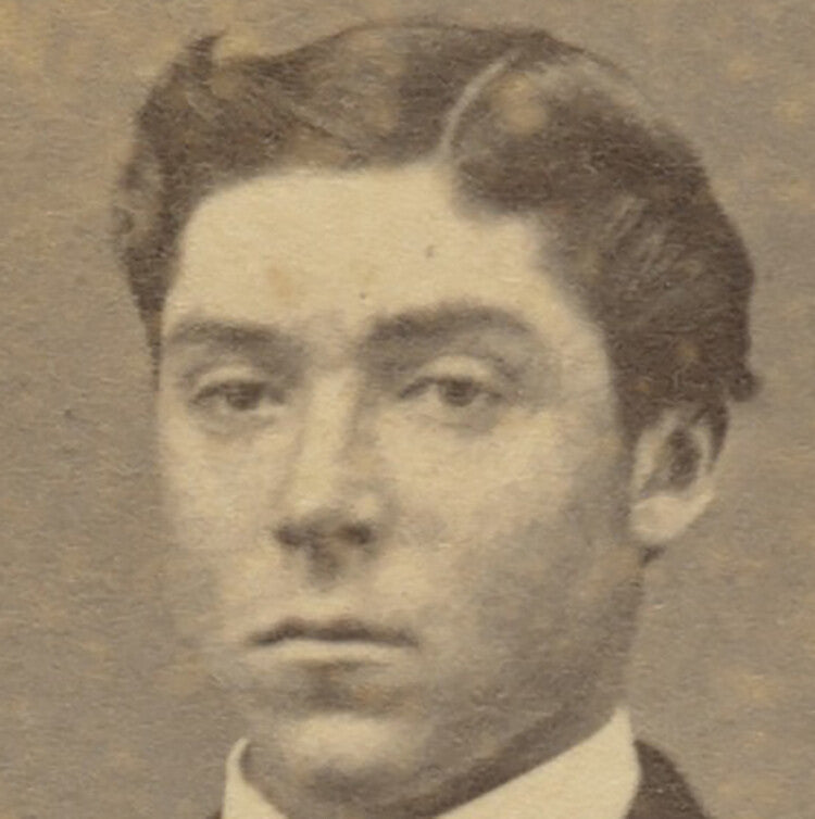 CDV STUDIO PORTRAIT MAN NAMED ED SMITH? FROM CAZENOVIA, NY, BY WELD