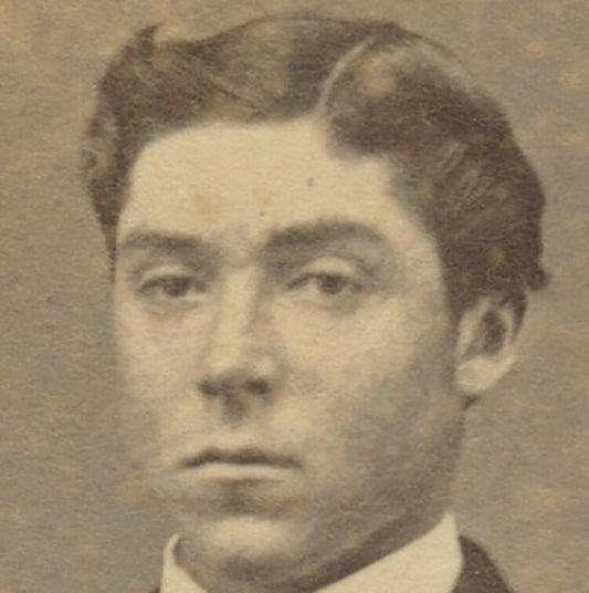 CDV STUDIO PORTRAIT MAN NAMED ED SMITH? FROM CAZENOVIA, NY, BY WELD