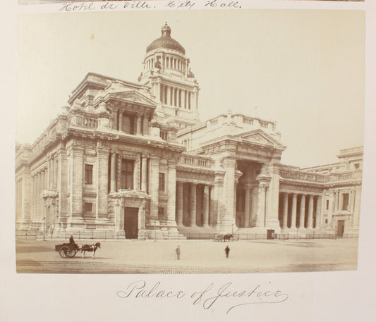 BRUSSELS, PALACE OF JUSTICE. 8x10 reprint