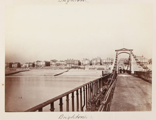 BRIDGE, BRIGHTON SEASIDE. BRIGHTON, ENGLAND. 8x10 reprint