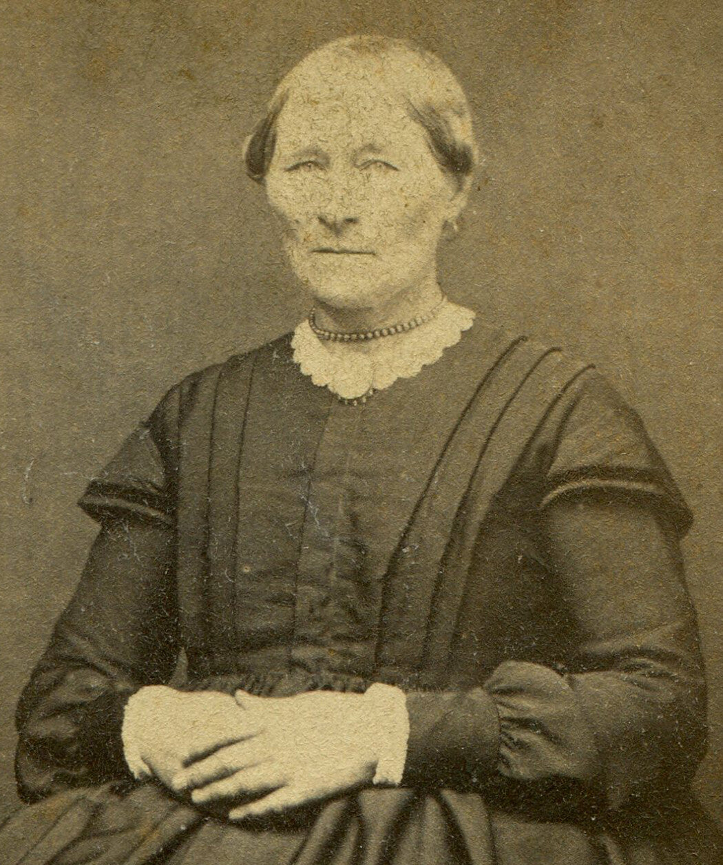 AN ANGRY GRANDMA. CDV.