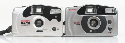 2 BELL 7 HOWELL POINT AND SHOOT CAMERAS