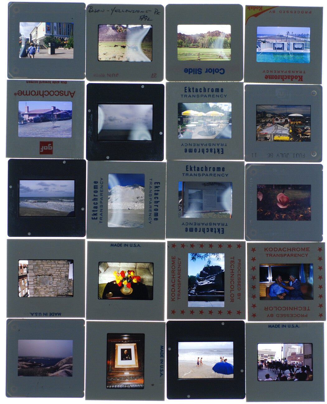 AMERICANA, FAMILY LIFE. 300 PHOTO TRANSPARENCY SLIDES.