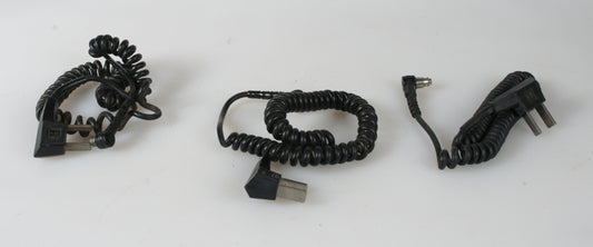 FLASH CABLE AC/PC COILED SET OF 3