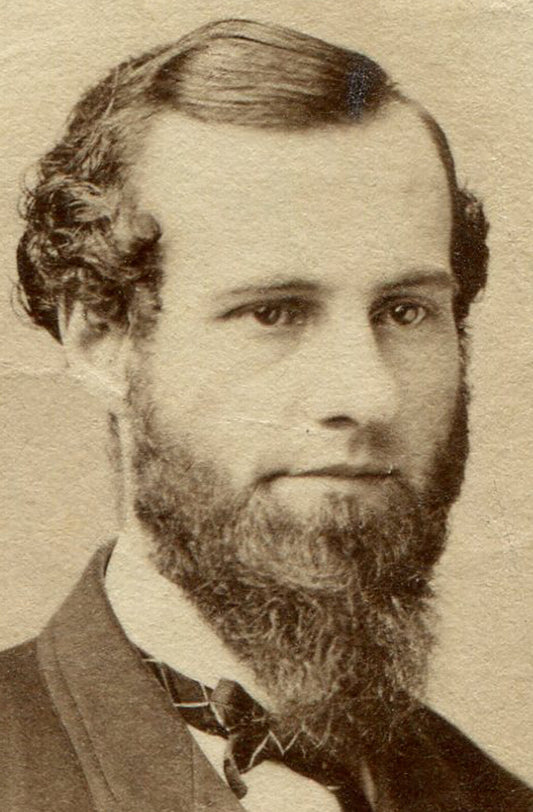 CIVIL WAR ERA CDV. HANDSOME BEARDED MAN. N.Y.