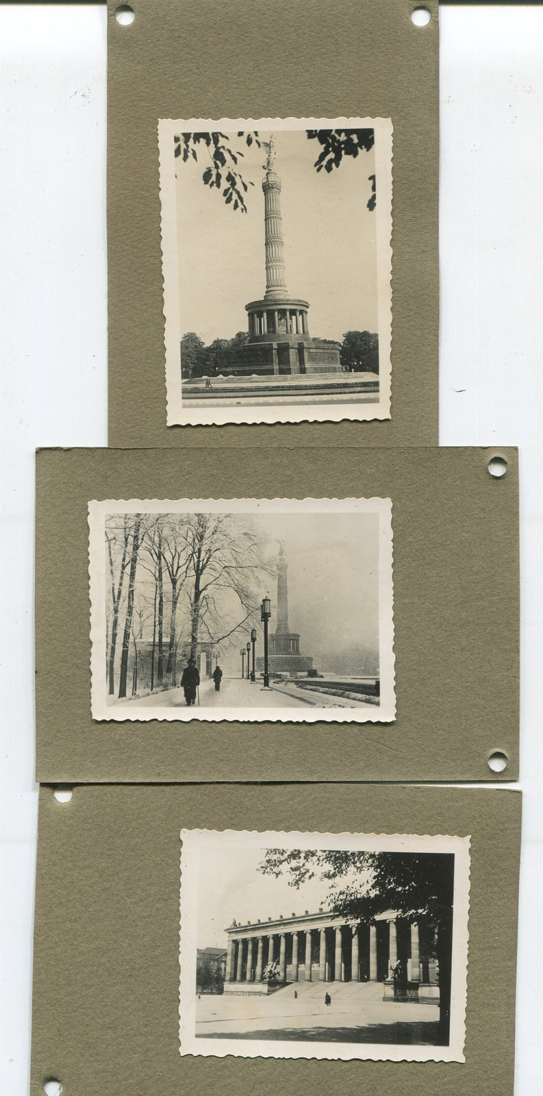 VACATION/TRAVEL SNAPSHOTS. COLLECTION, EUROPEAN. 16 SILVER PRINTS.