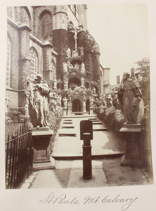 ANTWERP, BELGIUM. ST PAULS, MT CALVARY. 8x10 reprint