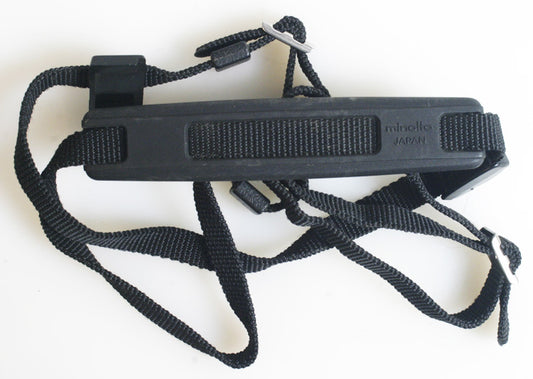 1960S MINOLTA THIN BLACK STRAP WITH SHOULDER PAD