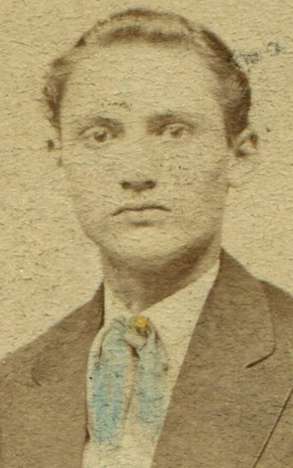 MAN, SEATED POSE, PLAID PANTS. CDV.