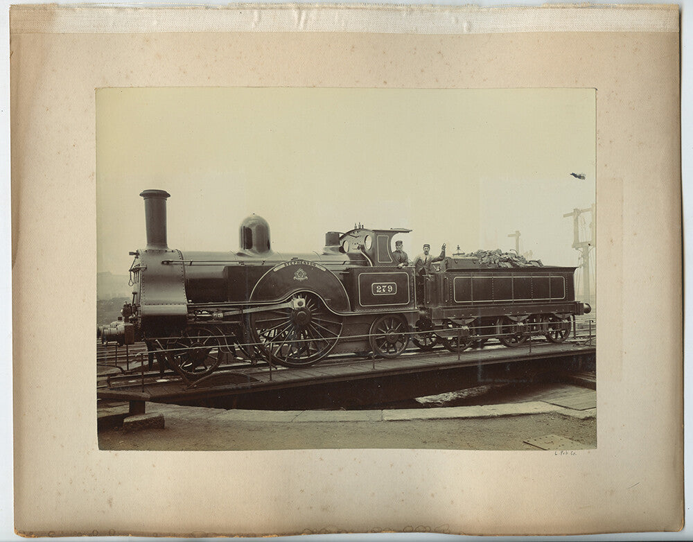 RAILROAD STEPHENSON LOCOMOTIVE 2 VINTAGE 6X8 PHOTOS