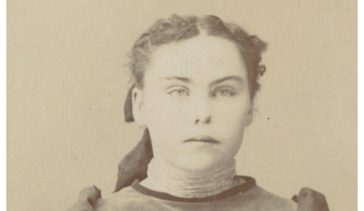 FROM FLORENCE, CO, PHOTO OF LADY W/ PRETTY DRESS