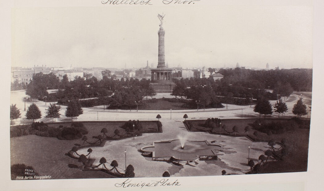 Vintage Berlin Victory Column 8x10 Photo Print - Wall Art, Historic Landmark,