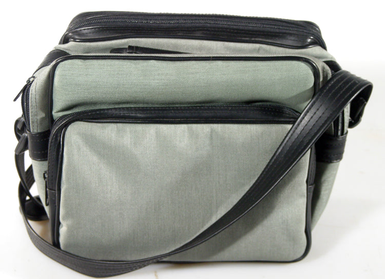 Compact Gadget Bag - Greenish Gray Tech Organizer Pouch for Cables, Chargers, USB Drives | Travel, Laptop & Camera Gear