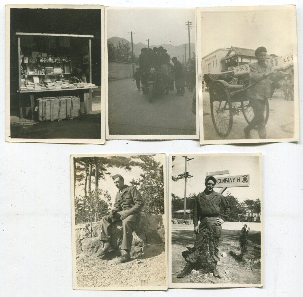 U.S. MILITARY IN JAPAN 1947. 14 B W PHOTOS.