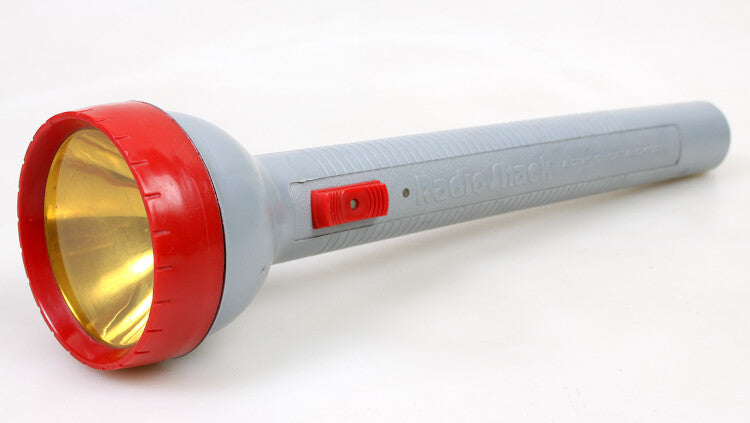 Vintage Radio Shack Flash Light, Plastic Light Weight