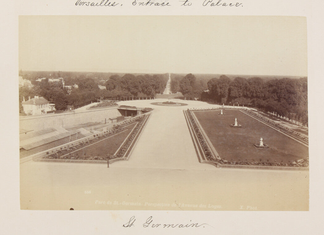 ST GERMAIN GARDENS. PARIS, FRANCE. 8x10 reprint