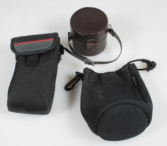 LENS CASES, SET OF 3, 1 HARD , 2 SOFT