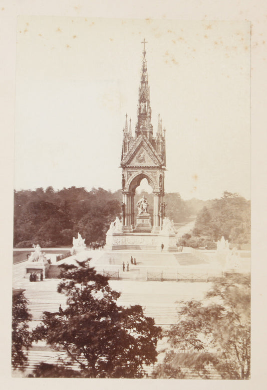 ALBERT MEMORIAL HYDE PARK. LONDON, ENGLAND. 8x10 reprint