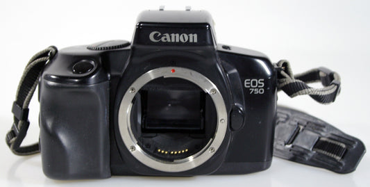 Vintage Canon EOS 750 Body for Parts or Repair - No Lens, Shutter Issue, Dust Viewfinder