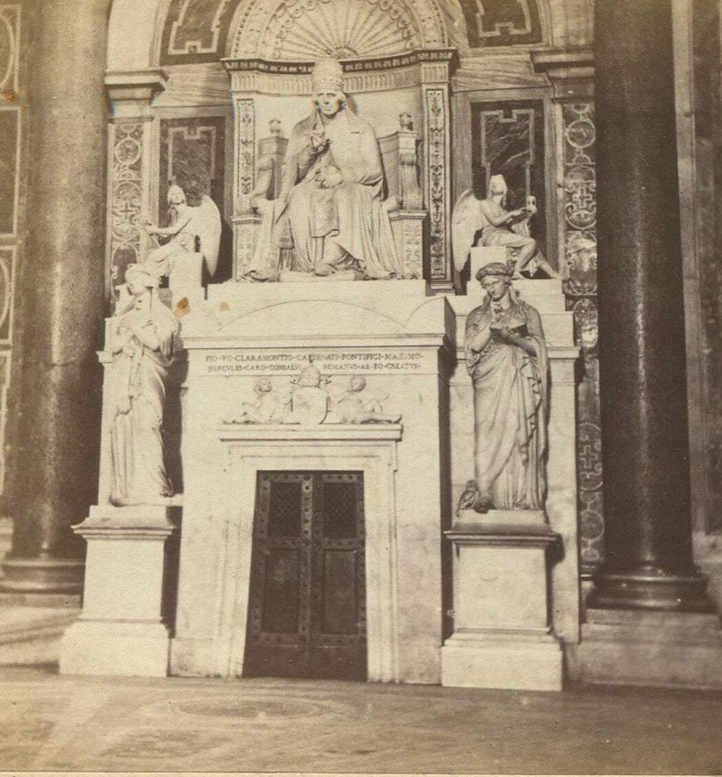 ARCHITECTURAL, STATUES. EUROPE. STEREOVIEWS, 4 SET.