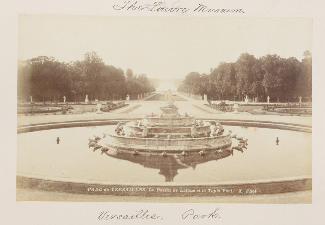 VERSAILLES PARK FOUNTAIN. PARIS, FRANCE. 8x10 reprint