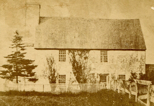 ARCHITECTURAL VIEW, OLD STONE HOUSE. GUILFORD, CONN. CDV.