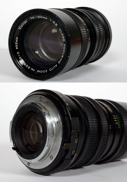 Vintage Minolta MD 70-150mm f/3.8 Telezoom Lens - Close Focus, Manual