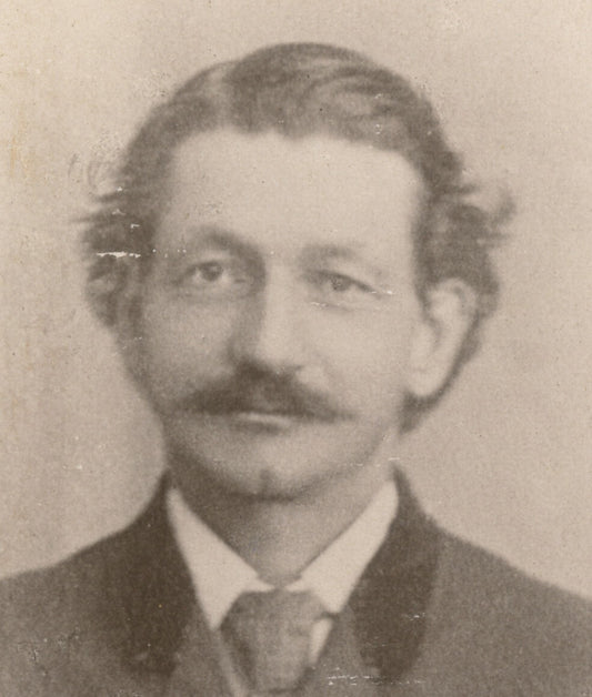 WARE, MASS, PHOTO OF HANDSOME MAN W/ MUSTACHE
