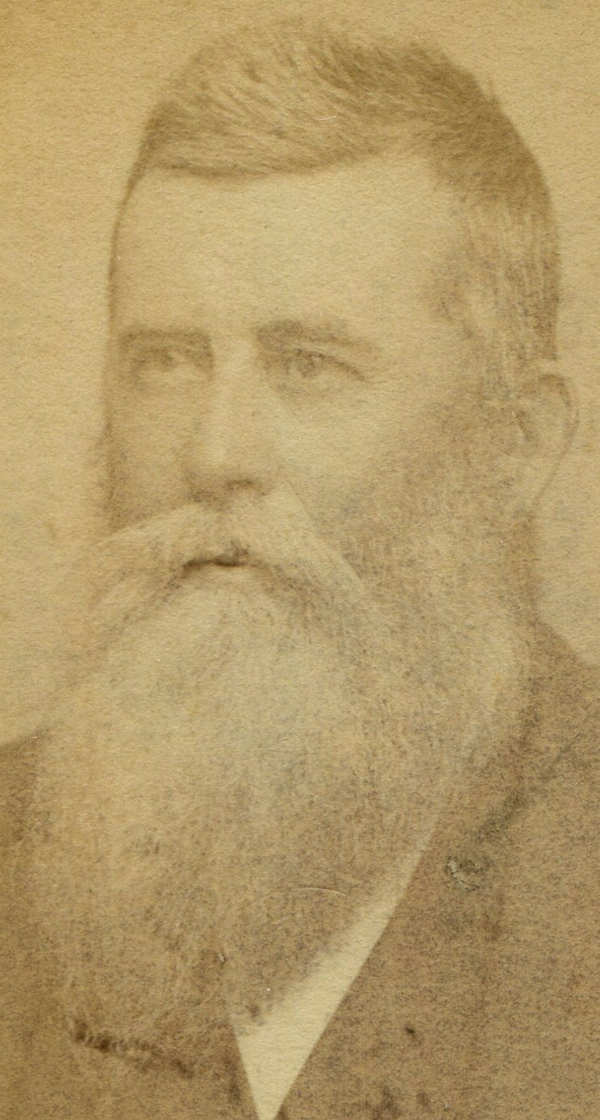 SANTA CLAUS ON THE OFF SEASON. CDV.