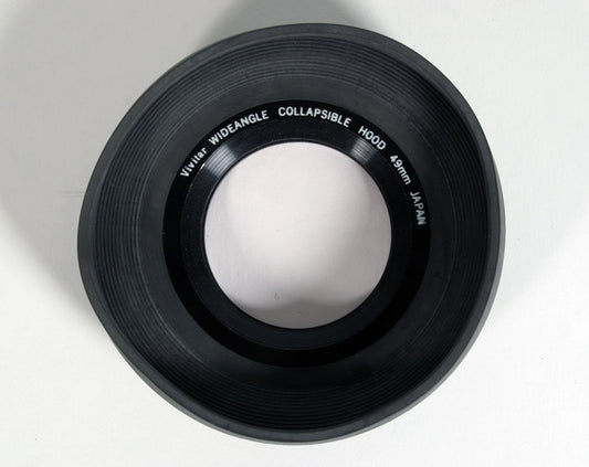 49MM WIDE ANGLE RUBBER HOOD W/ SKYLIGHT 1B FILTER