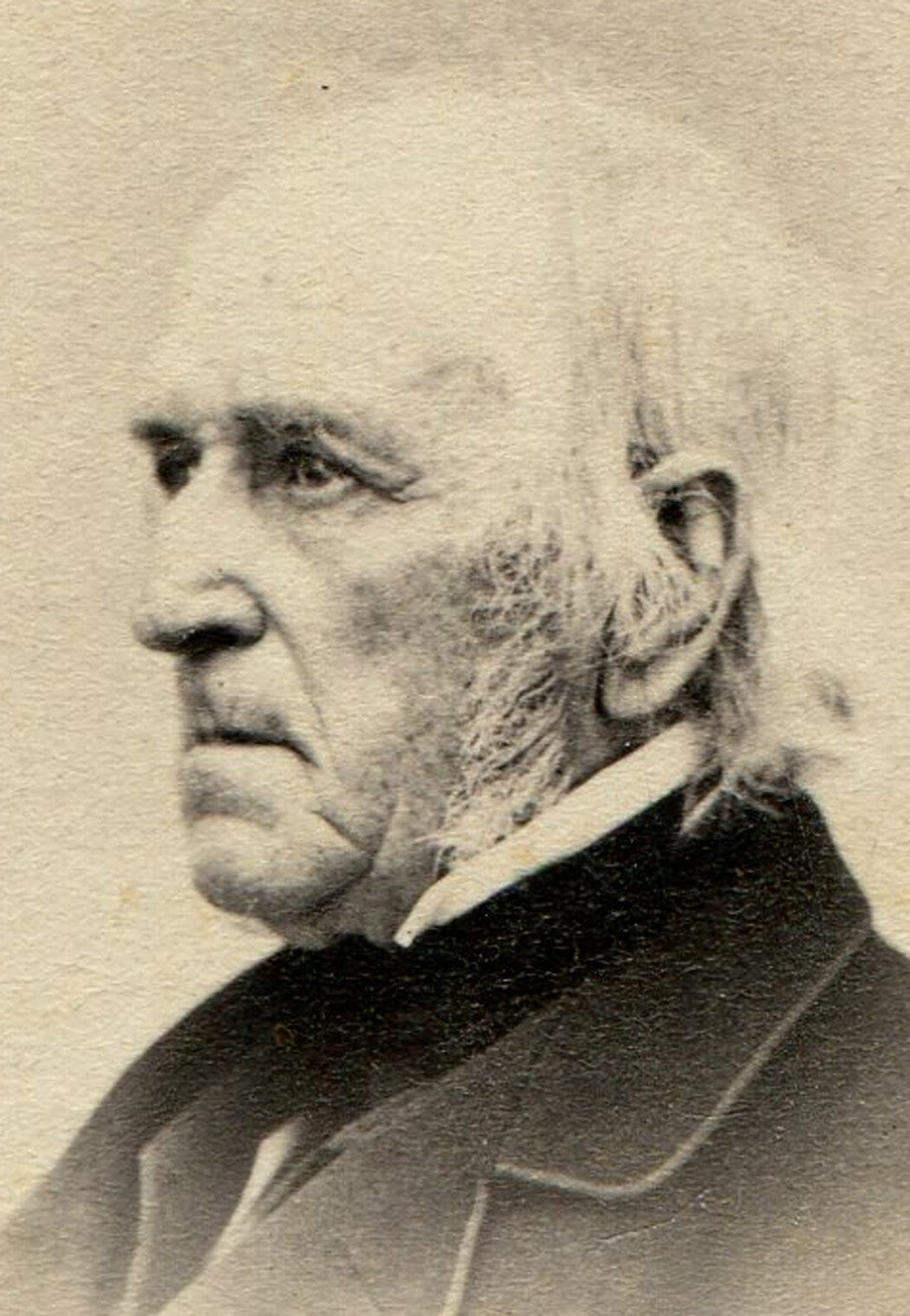 19TH CENTURY VERSION, OLD ANGRY MAN. CDV.