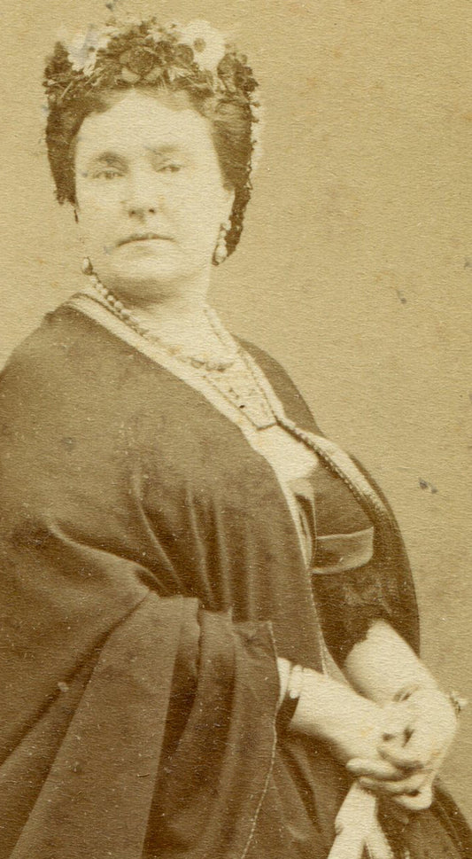 Princess Mathilde Bonaparte. CDV BY DISDERI, PARIS, FRANCE.