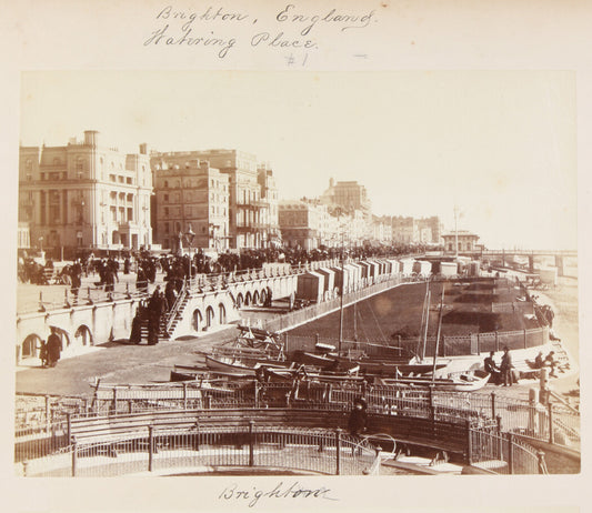 BRIGHTON, SEASIDE. BRIGHTON, ENGLAND. 8x10 reprint