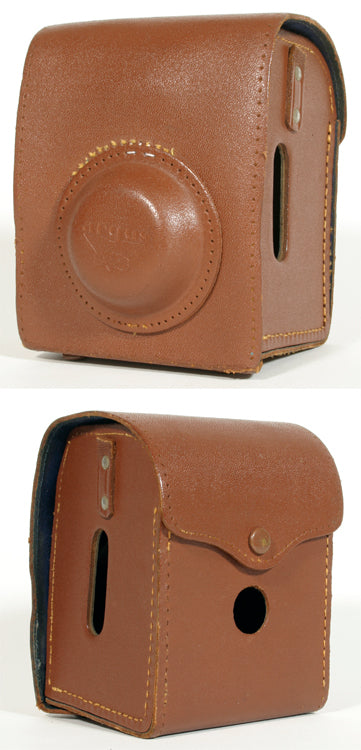 ARGUS CASE BROWN LEATHER VINTAGE AS IS