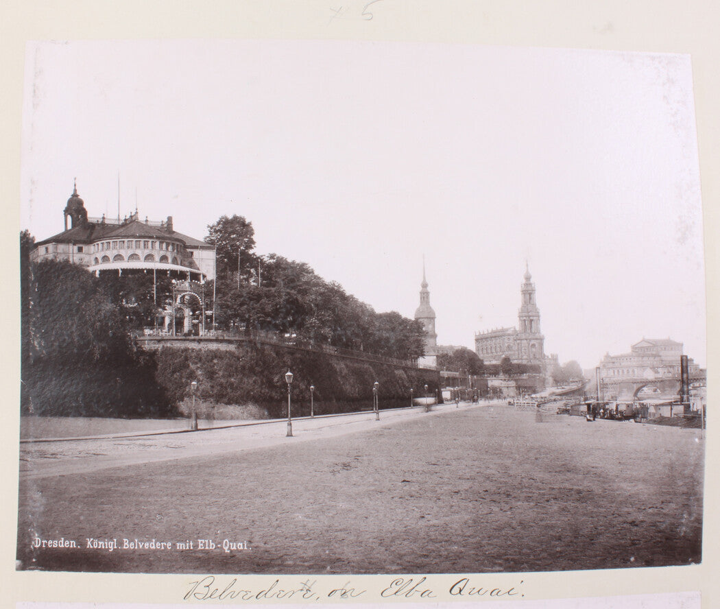 BRUHL TERRACE, DRESDEN, GERMANY. 8x10 reprint