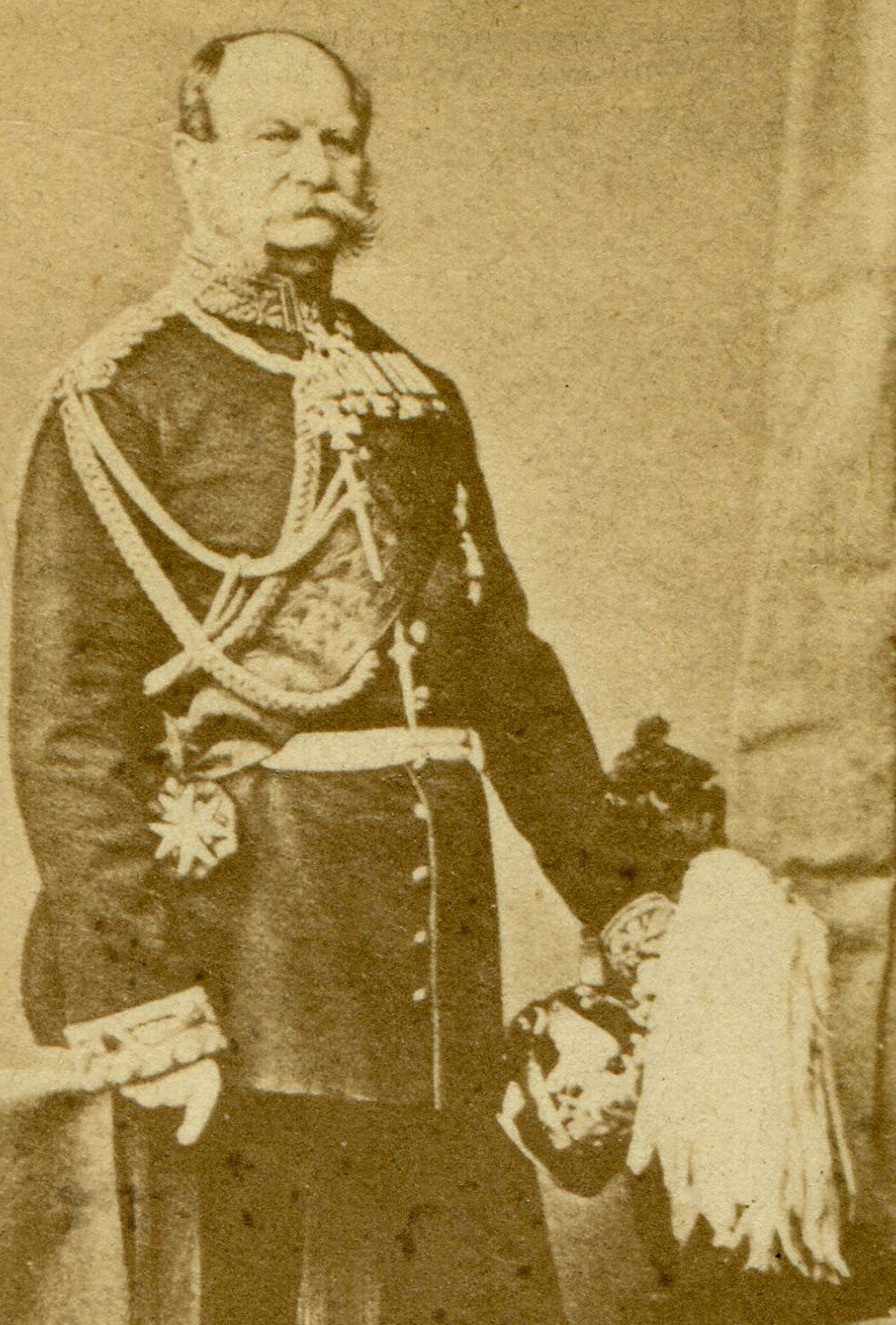 KAISER WILHELM I, IN UNIFORM. CDV.