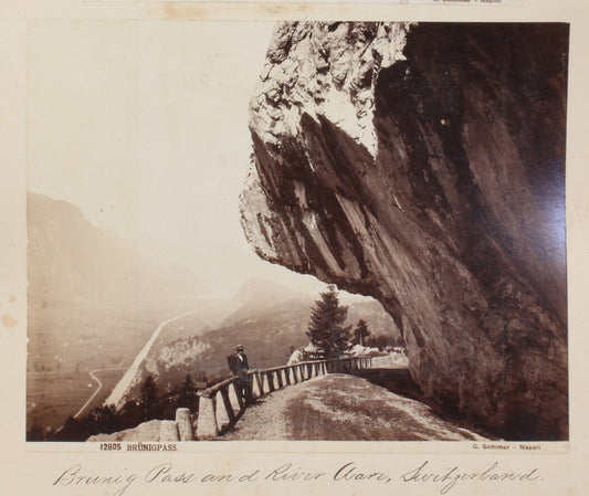 BRUNIG PASS, SWITZERLAND. 8x10 reprint