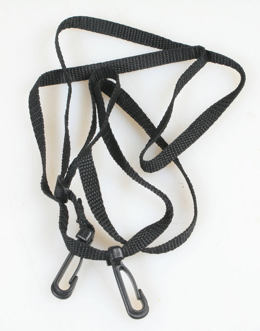 CAMERA STRAP, THIN BLACK