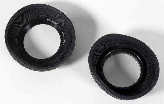 49MM LENS HOODS SET OF 2 WIDE ANGLE AND REGULAR